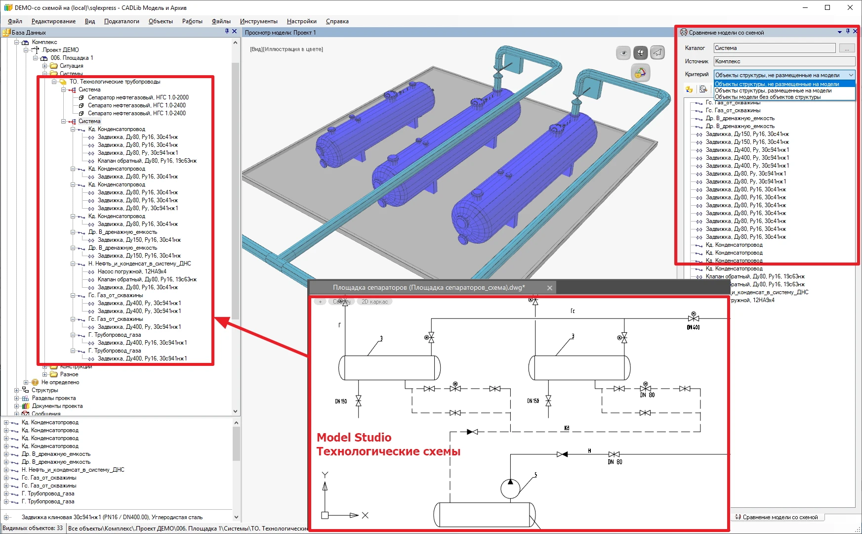 Интеграция с Model Studio CS Технологические схемы